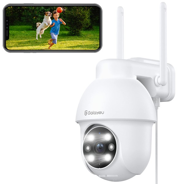 Galayou AR-W608 Y4 Security Camera, Wireless, Outdoor, Surveillance Camera, 2K/3