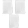 CALLARON 3 Piezas Cubiertas Protectores de Libros de PVC Transparente
