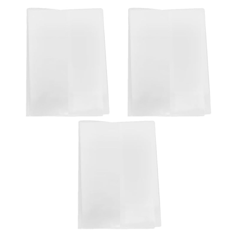 CALLARON 3 Piezas Cubiertas Protectores de Libros de PVC Transparente