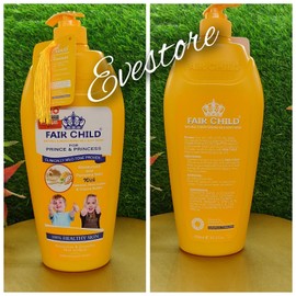 Fair child natural skin tone with egg yolk+ honey Body Shower Gel Kid&teens