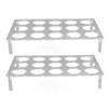 2 Set 15 Slots Flat Countertop Coffee Pod Holder Flat