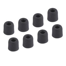 MECCANIXITY Replacement Foam Ear Tips Earbuds Bud 3-4mm Small Size Earbuds Tips for Earphones Black 8 Pcs