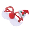 Parliky Christmas Party Glasses Unique Hat Beard Frame Photo Prop