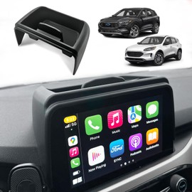 Muslogy for 2020-2024 2025 Escape Dashboard Storage Box Insert Behind Screen Back 8-inch Center Console Tray Organizer Compatible with Ford Escape 2025 2024-2020 8"LCD Touchscreen(Not fit 13.2"Screen)