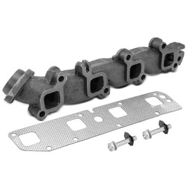 A-Premium Right Engine Exhaust Manifold Kit W/Gasket & Bolts & Nuts [OHV 8Cyl 5.7L] Compatible with Jeep Commander 2006-2008, Grand Cherokee 2005-2008
