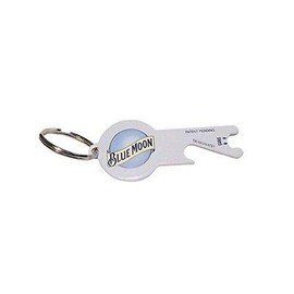 Blue Moon Keychain Dual Function Bottle Opener