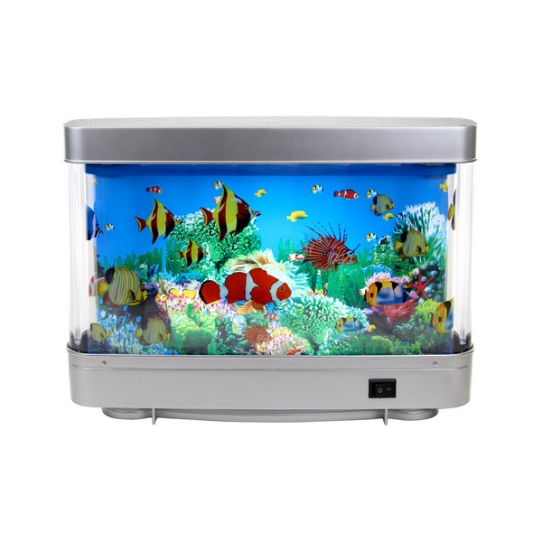 Lightahead Artificial Tropical Fish Decorative Sensory Aquarium Lamp Virtual Ocean in Motion (Marine Life A)