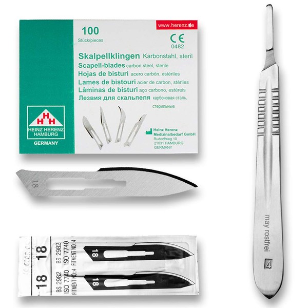 Set Carbon Steel – Replacement Blades – Pack of 100