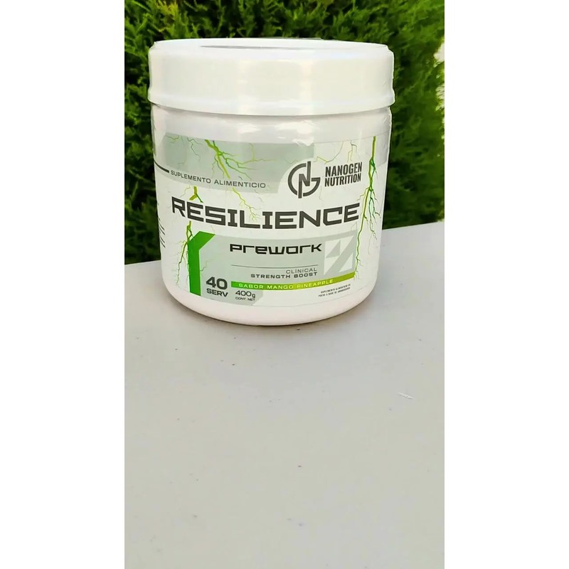 Pre Entreno Resilience Nanogen 40 Serv Taurina Óxido Nítrico