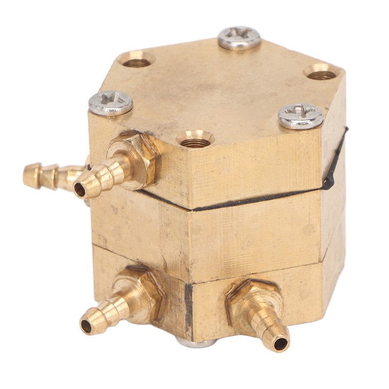 Hexagonal Dental Water Valve Good Passability Copper Water Pressure Regulator