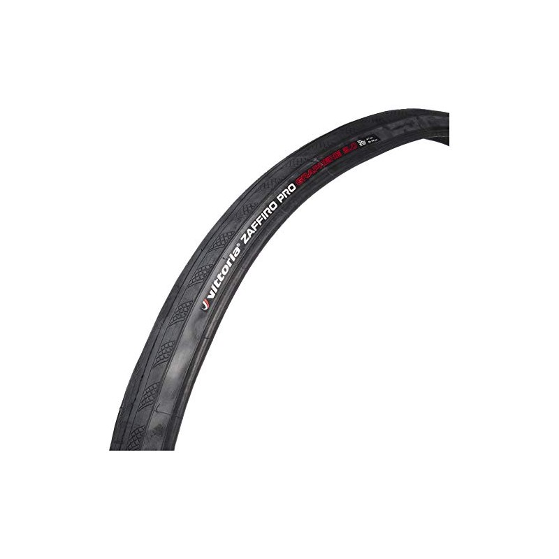 Vittoria Unisex's Zaffiro Pro V Bicycle Tyre, Black, 700x30c