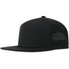 Flat Brim Baseball Cap Adjustable Performance Snapback Hat Laser Perforated