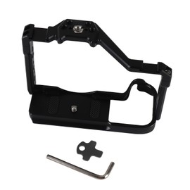 Metal Camera Cage Aluminum Alloy Multi Hole Expansion Camera Protective Frame with Cold Shoe Mount for R7 R8 Cameras Black