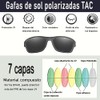 Gafas de sol deportivas polarizadas TAC para ciclismo, pesca y