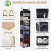 roomtalk Large-Sized Hanging Shoe Organizer 8-Shelf, Hanging Closet Organizer with