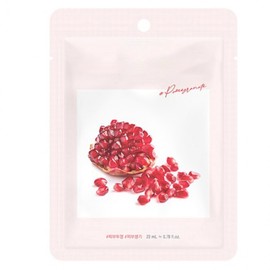 10 pomegranate mask packs that absorb moisture without stickiness / 끈적임 없이 촉촉하게 스며드는 석류 마스크팩 10매