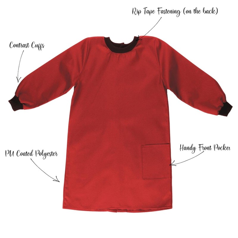 Adventure Togs Kids Premium Painting Smock Apron - Arts and