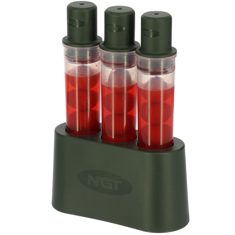 NGT Glugging Tubes Set with Barrelz Baiting Stand Carp Fishing