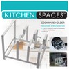Kitchen Spaces Pot and Pan Organizer, White