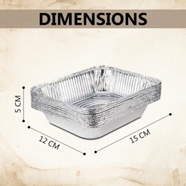 Homeshopa Aluminum Foil Trays Containers with Lids, 9 Pack Medium Disposable Meal Prep Food Storage Takeaway Tin, Reusable Catering Trays with Secure Lid for Roasting Baking Cooking & Freezing