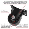 FactorDuty 2.5 inch Heavy Duty Polyurethane Caster Wheels Rigid Fixed