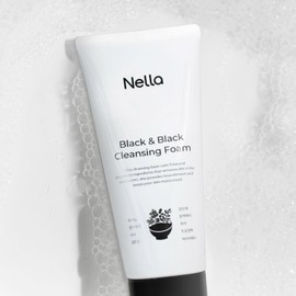 Nella Mildly Acidic Cleansing Foam Sebum Dead Skin Whitehead Hypoallergenic Face Wash 150g 1+1 / 넬라 약산성 클렌징폼 피지 각질 화이트헤드 저자극 세안제 150g 1+1