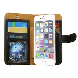 K-S-Trade Qualitativ & Innovativ: TOP Set Handy Hülle Schutz Hülle Für Energizer Power Max P551S Schwarz Aus Kunstleder + Kopfhörer Smartphone Tasche