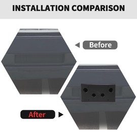 RT-TCZ License Plate Holder Front License Plate Frame Mount Bracket Accessories for GMC-Yukon 2015-2020