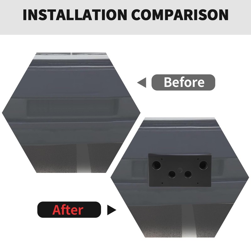 RT-TCZ License Plate Holder Front License Plate Frame Mount Bracket