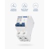 CHTAIXI DC Miniature Circuit Breaker, 2 Pole 500V 63 Amp
