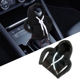 Couslcd Car Gear Shift Cover, Fashionable Hoodie Gear Shift Knob Cover, Mini Hoodie for Auto Shifter, Auto Interior Cute Gadgets, Universal Car Decoration Accessories (Black)