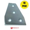 Redding Fasteners (QTY 10) 4-Hole Flat Plate Gusset TEE Fitting