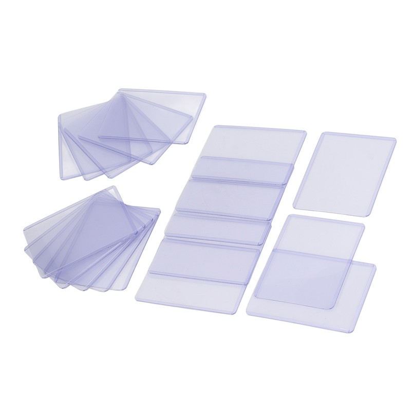 100pcs Regular Top Loaders Transparent Card Sleeves Collectible Card Top