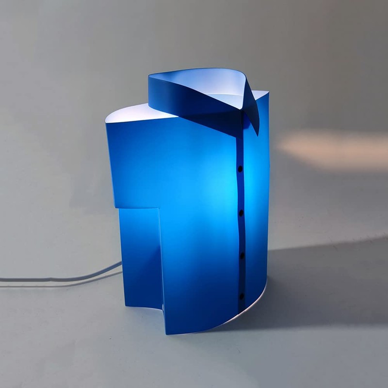 Dapo Hugo Decorative Table Lamp Blue E14 Window Sill Disco