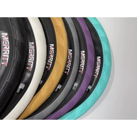 Merritt SET OF 2 - MERRITT BRANDON BEGIN PHANTOM BMX TIRES -ASSORTED COLORS  20" x 2.50" - Purple