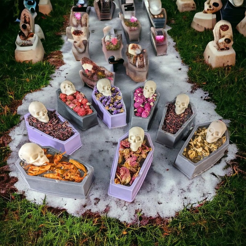 Horrifying Handmade Guest Soaps (Coffin with Skull)