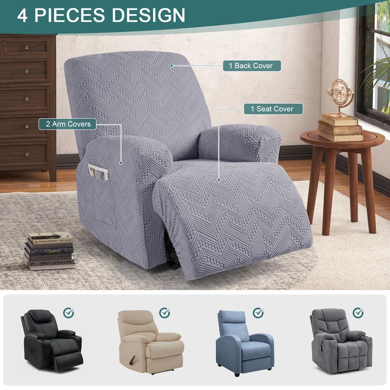 Ruaozz Recliner Sofa Covers Recliner Chair Covers Couch Covers for