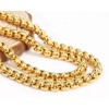 Dtup Cadena Collar Hombre Tipo Cubana Acero De Titanio Genuino
