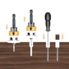 Countersink Drill Wood Countersink Drill Set with Depth Stop, Practical