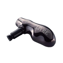 LIVRE 5989 Titanium Handle Knob TB-1 for Shimano C, Brown (IP) & Black TBCB-1