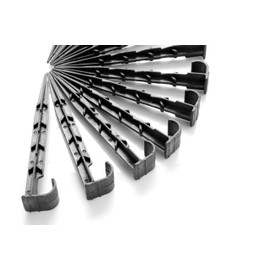 Outdoor Garden Pegs for Drip Irrigation Line, Weeping Pipe, Soaker Hose, Heavy-Duty Plastic Landscaping Stakes, Anti-Pull Gardening Anchors, Universal (Irrigation Pegs 15cm, 30)