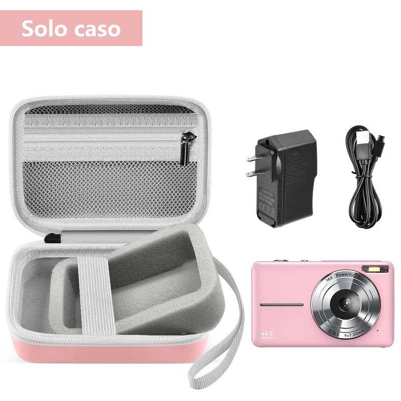 Leayjeen V SY Rigid Digital Camera, pink, School Backpacks