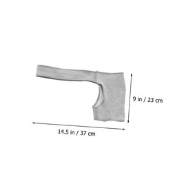 Healvian 2pc Adjustable Shoulder Sleeve Fitness Workout Shoulder Protector for Weightlifting Gym and Sports Breathable for and Joint Stability Suitable for Tennis Baseball