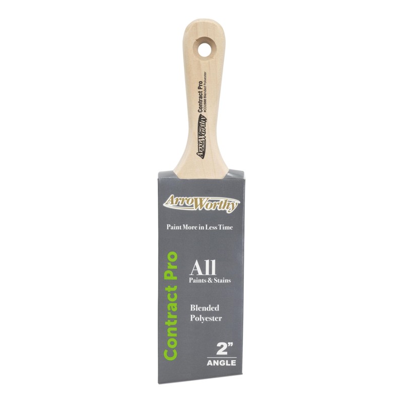 Arroworthy Short Handle Angled Stainmaster Paint Brush, 2 inches CO2888-2