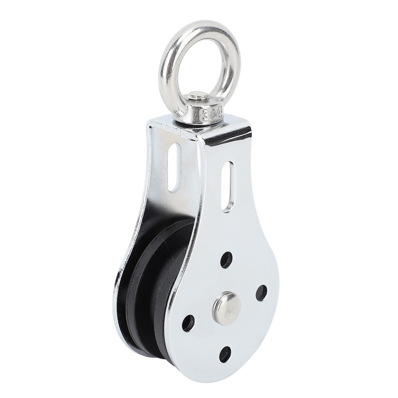 Lifting Single Pulley High Load Bearing Iron Noise Free Swivel