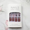 Short press on nails, cute fake nails square false nails