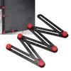 Aluminum Alloy Multi Angle Measuring Ruler Universal Opening Locator Measurement