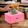 PATIKIL Small Cash Box, 2 Pcs Mini Safe Box Money