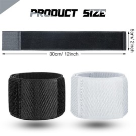 Achilles Tendonitis Brace, 2 Pairs Adjustable Achilles Compression Support Strap Wraps for Men Women, Elastic Ankle Achillies Tendon Brace for Sprains, Achilles Pain, Sports Running Cycling (White)