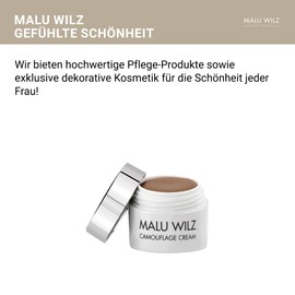 Malu Wilz Camouflage Cream No. 07 Ash Brown Breeze 5 g I Camouflage Make Up Strong Opaque I Waterproof Concealer Cream for All Skin Types I for Covering Tattoos and Skin Abnormalities